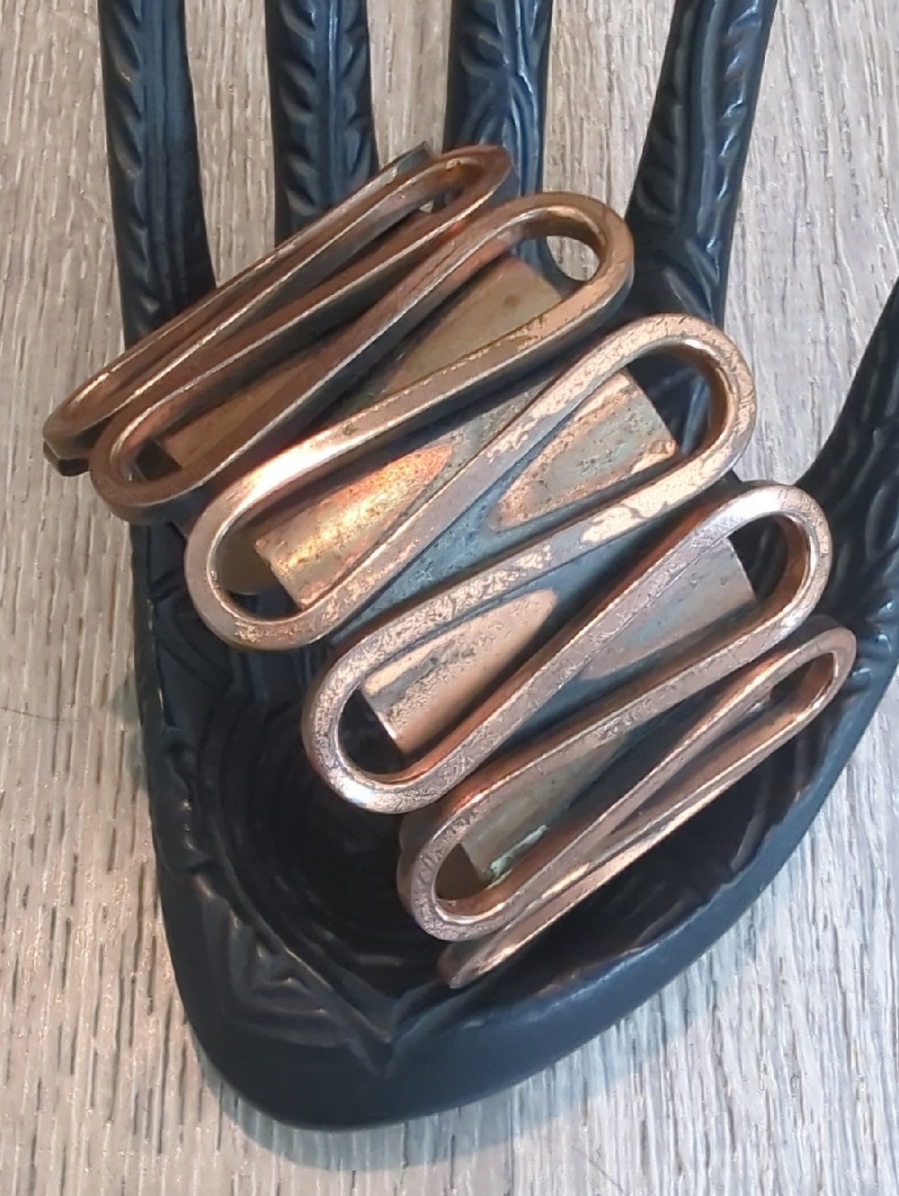 Vintage Renoir Copper Modernist Cuff Bracelet